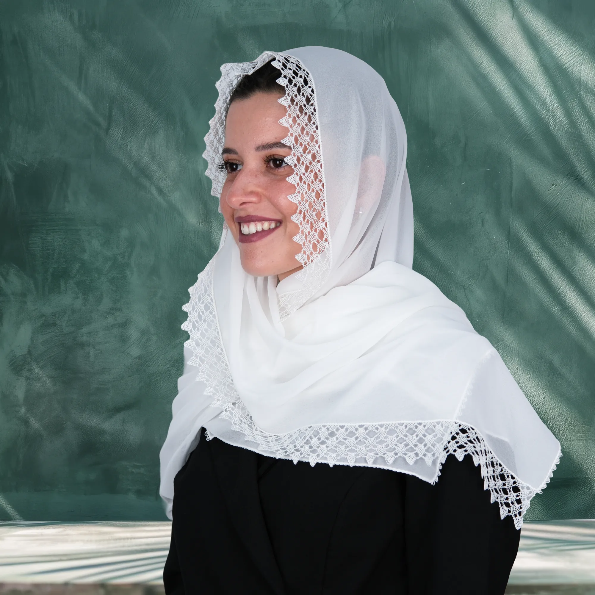 Gönen İğne Oyası Biber Modelli Mevlüt ve Namaz Örtüsü