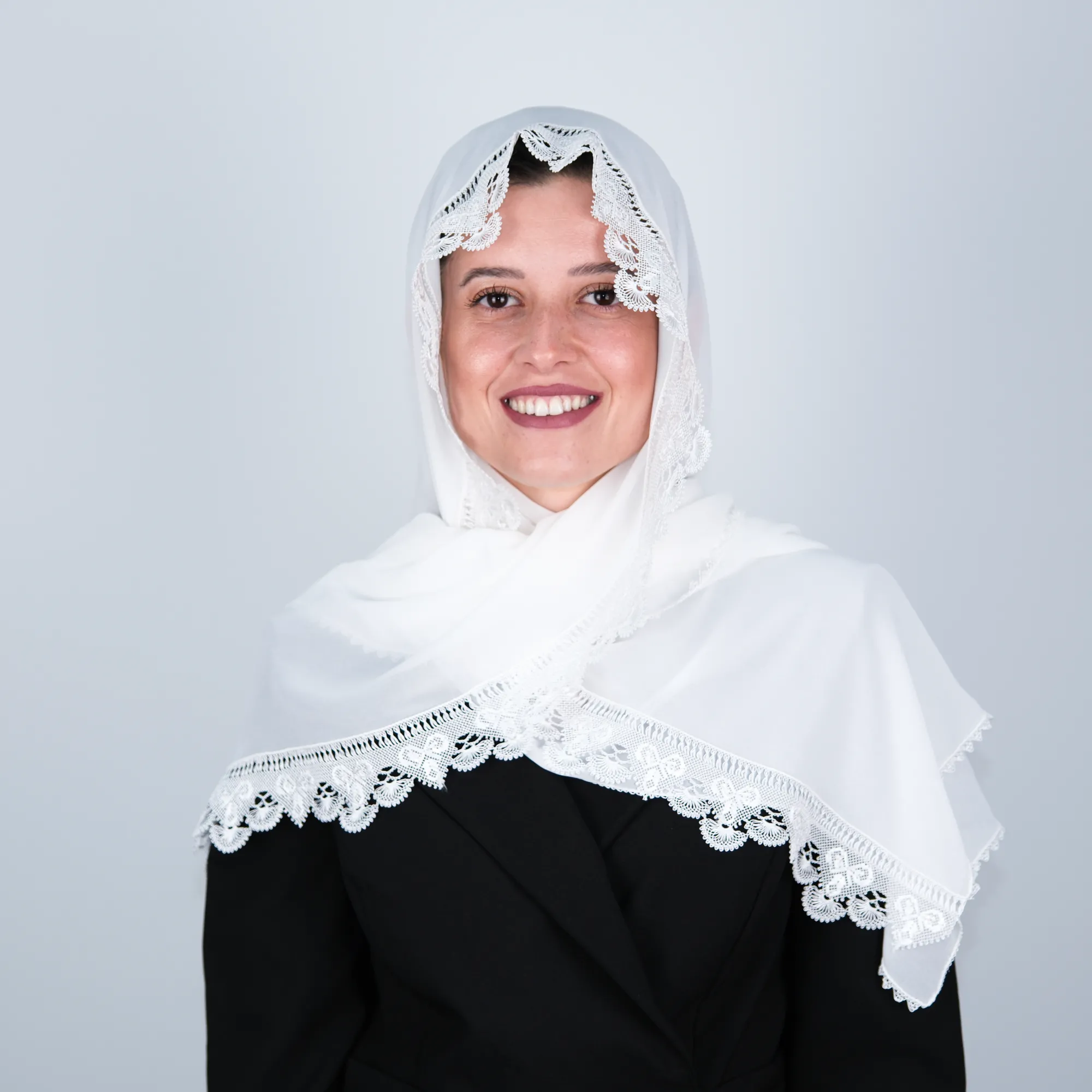 Gelin Tacı Modeli Namaz Örtüsü Tesbihli Set