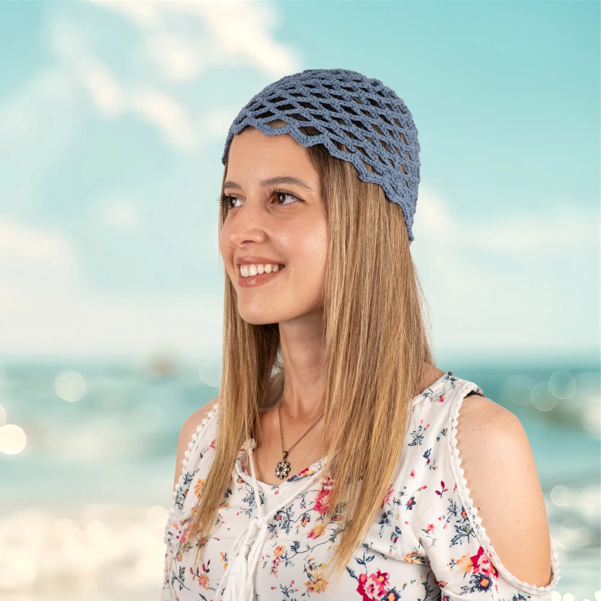 El Örgüsü Yün File Bandana