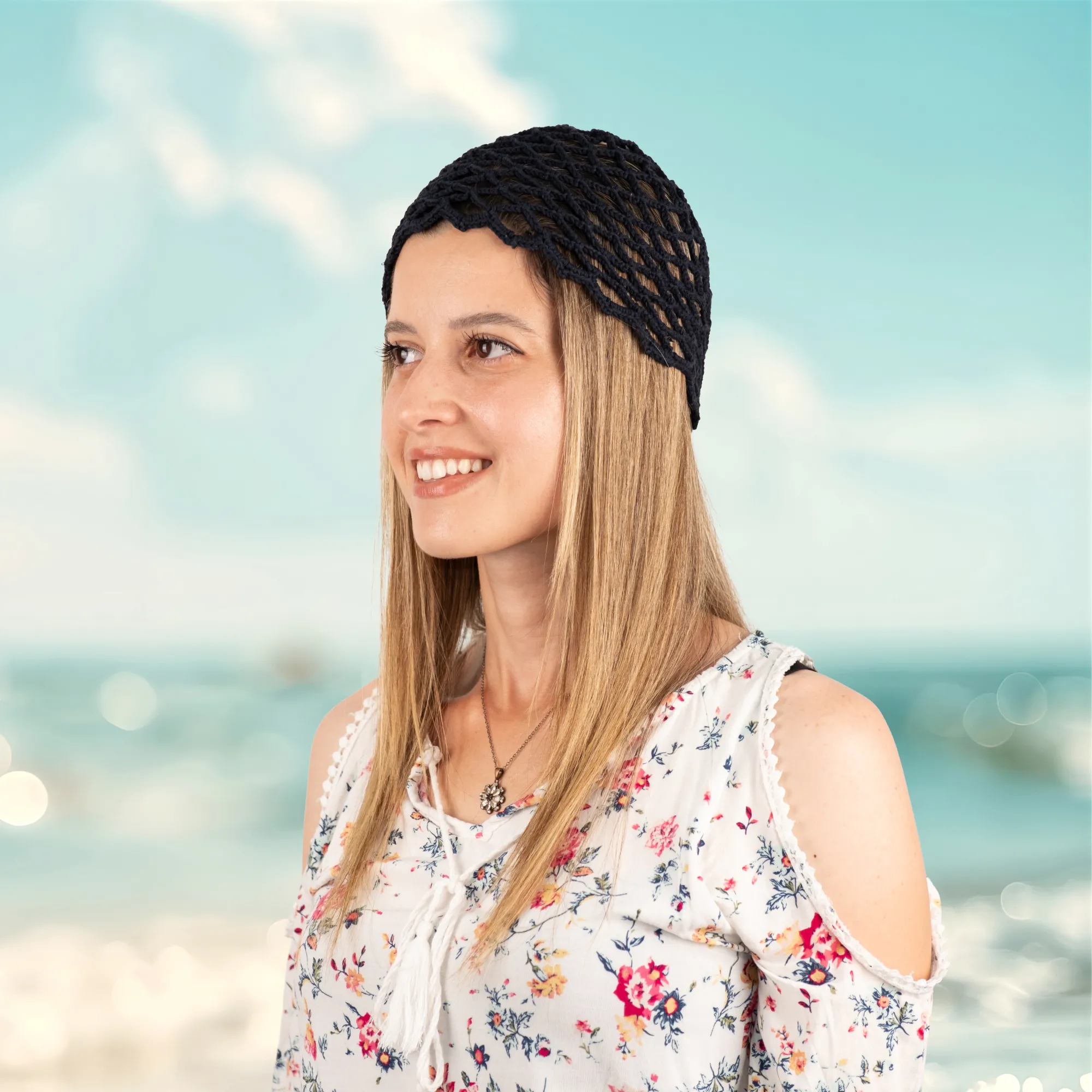 El Örgüsü Yün File Bandana
