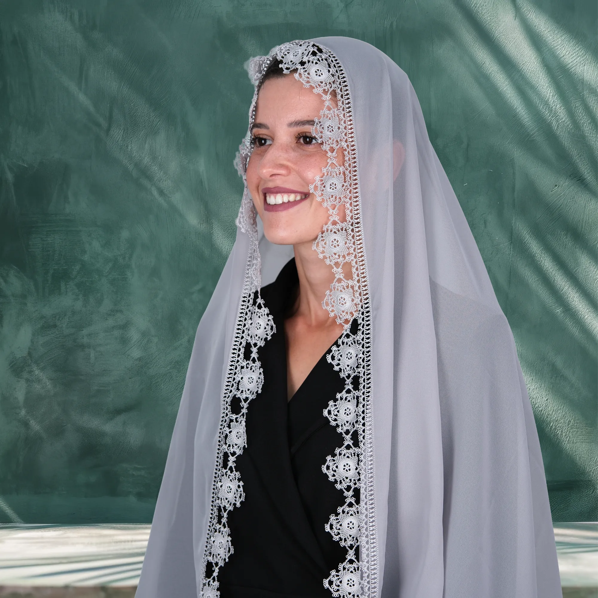 İğne Oyası Tesbihli Mevlüt Örtüsü