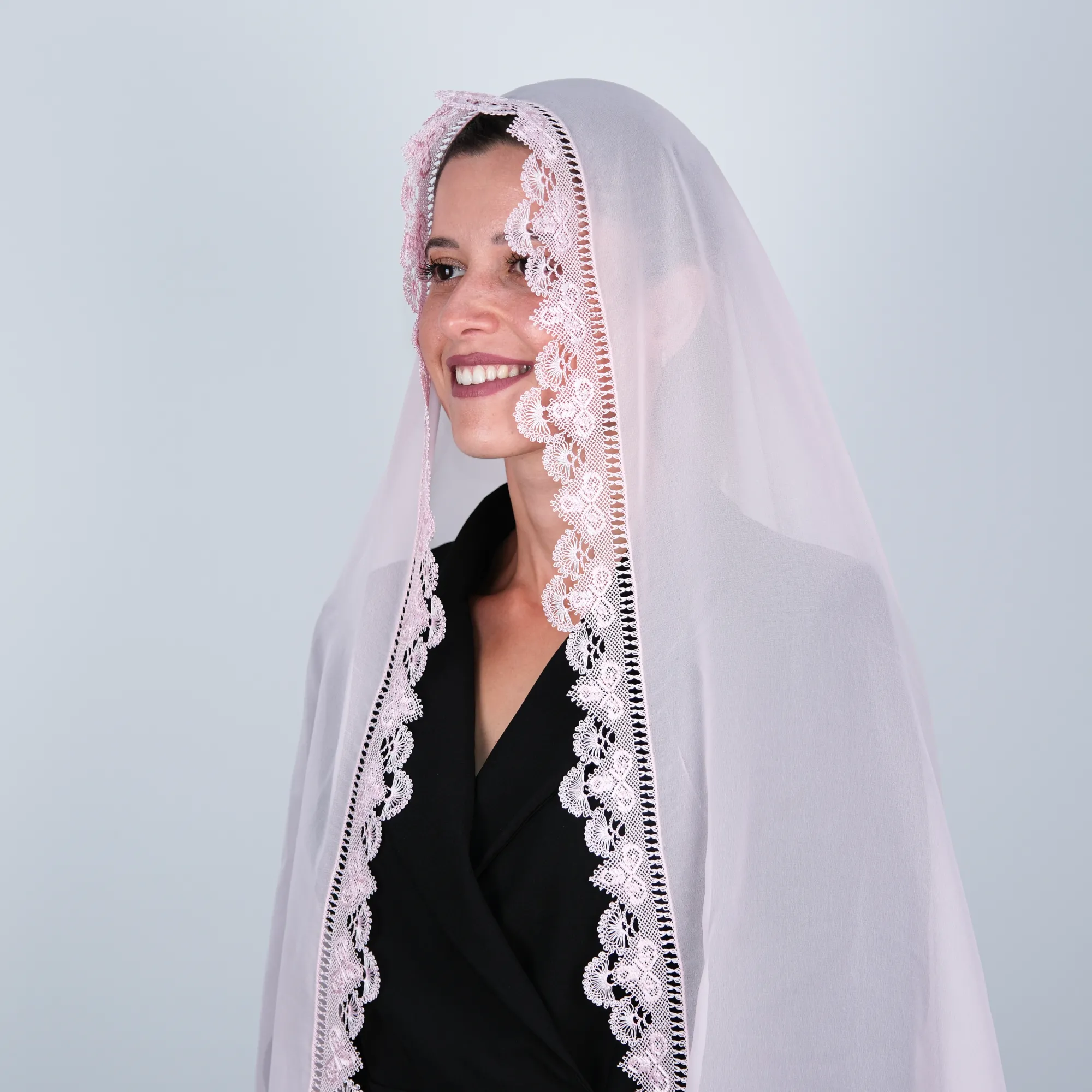Gelin Tacı Modeli Namaz Örtüsü Tesbihli Set Resim 4