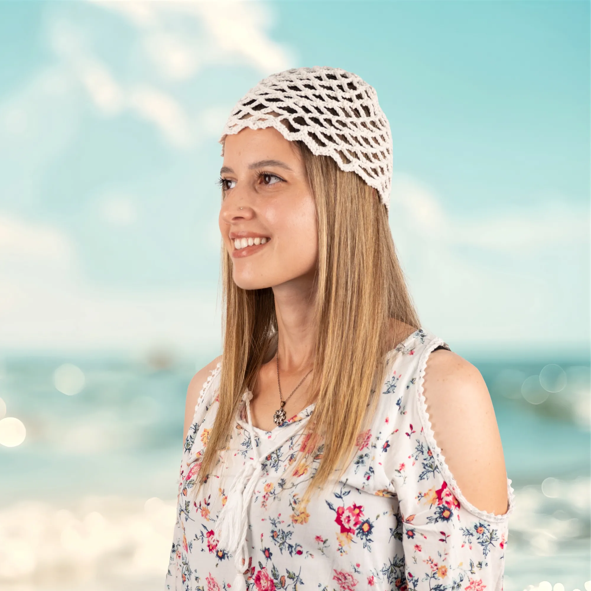 El Örgüsü Yün File Bandana